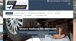 Desktop Screenshot of kfz-janssen.info